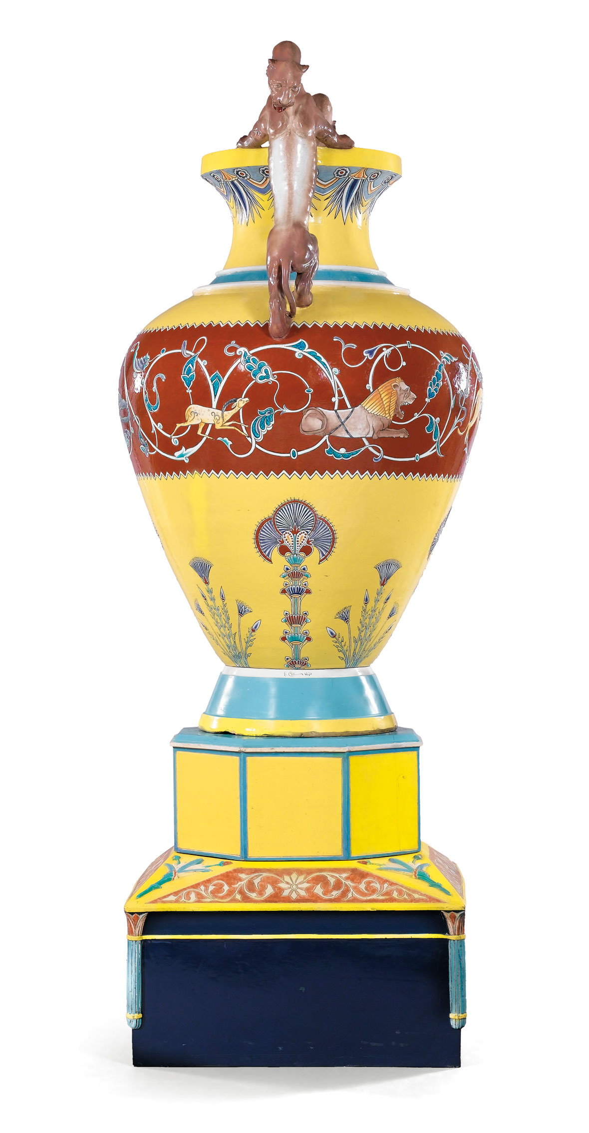 Monumental Collinot Vase